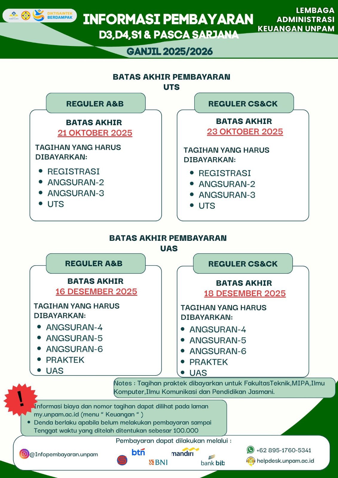Informasi Pembayaran