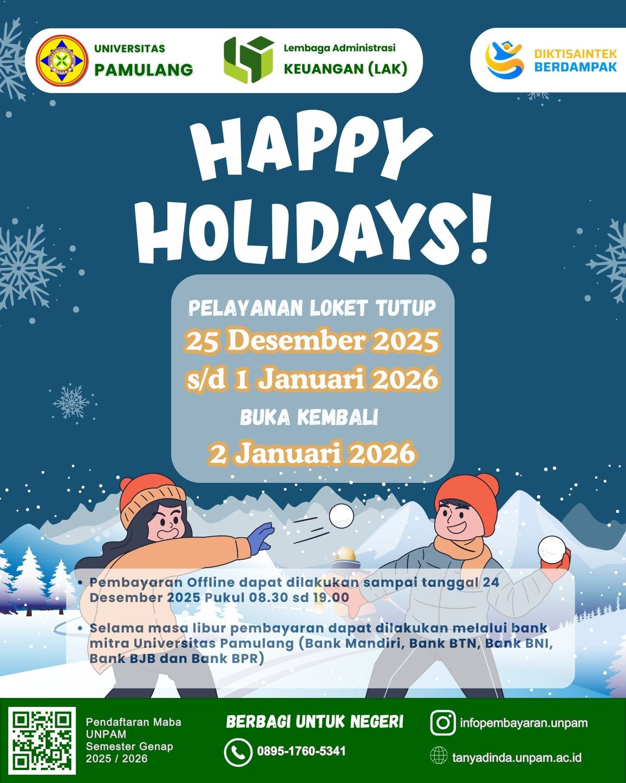 Informasi LOKET PEMBAYARAN